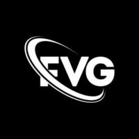 FVG logo. FVG letter. FVG letter logo design. Initials FVG logo linked with circle and uppercase monogram logo. FVG typography for technology, business and real estate brand. vector