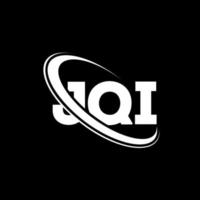 JQI logo. JQI letter. JQI letter logo design. Initials JQI logo linked with circle and uppercase monogram logo. JQI typography for technology, business and real estate brand. vector