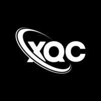XQC logo. XQC letter. XQC letter logo design. Initials XQC logo linked with circle and uppercase monogram logo. XQC typography for technology, business and real estate brand. vector