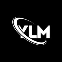 YLM logo. YLM letter. YLM letter logo design. Initials YLM logo linked with circle and uppercase monogram logo. YLM typography for technology, business and real estate brand. vector