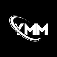 logotipo de mmm letra mmm. diseño del logotipo de la letra ymm. logotipo de iniciales ymm vinculado con círculo y logotipo de monograma en mayúsculas. tipografía ymm para tecnología, negocios y marca inmobiliaria. vector