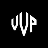 VVP letter logo design with polygon shape. VVP polygon and cube shape logo design. VVP hexagon vector logo template white and black colors. VVP monogram, business and real estate logo.