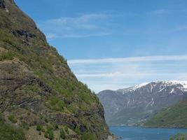 spring tiime at flam in norway photo