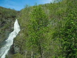 spring tiime at flam in norway photo