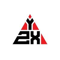 YZX triangle letter logo design with triangle shape. YZX triangle logo design monogram. YZX triangle vector logo template with red color. YZX triangular logo Simple, Elegant, and Luxurious Logo.
