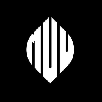 MVV circle letter logo design with circle and ellipse shape. MVV ellipse letters with typographic style. The three initials form a circle logo. MVV Circle Emblem Abstract Monogram Letter Mark Vector. vector