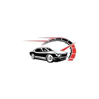 American muscle cars. logo, badges and icons. Service car repair, restoration and car club design elements vector