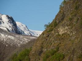 the village of flam in norway photo