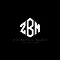 ZBM letter logo design with polygon shape. ZBM polygon logo monogram. ZBM cube logo design. ZBM hexagon vector logo template white and black colors. ZBM monogram, ZBM business and real estate logo.