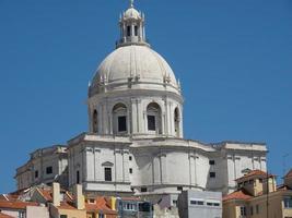 lisbon at the tagus river photo