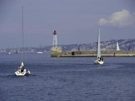 marseille at the mediterranean sea photo