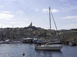 marseille at the mediterranean sea photo