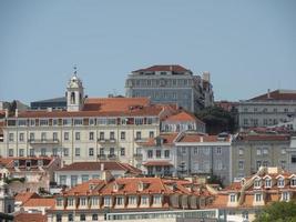 Lisbon at the tagus river photo