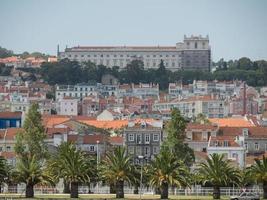 Lisbon at the tagus river photo