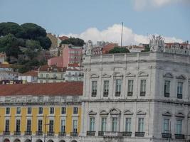 Lisbon at the tagus river photo