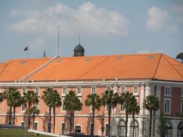 Lisbon at the tagus river photo