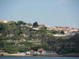 Lisbon at the tagus river photo