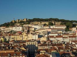 Lisbon at the tagus river photo