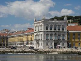 Lisbon at the tagus river photo