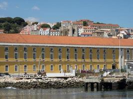 Lisbon at the tagus river photo