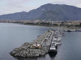 Palermo on sicilia island photo