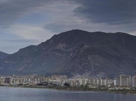 Palermo on sicilia island photo