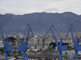 Palermo on sicilia island photo