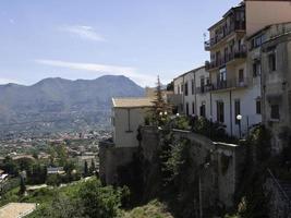 sicilia island with the city of Palermo photo