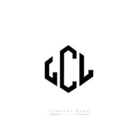 LCL letter logo design with polygon shape. LCL polygon and cube shape logo design. LCL hexagon vector logo template white and black colors. LCL monogram, business and real estate logo.