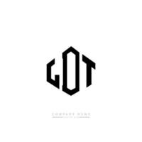 LDT letter logo design with polygon shape. LDT polygon and cube shape logo design. LDT hexagon vector logo template white and black colors. LDT monogram, business and real estate logo.