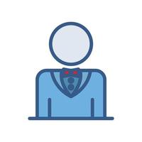 Bridegroom icon. Icon related to wedding. Lineal color icon style. Simple design editable vector