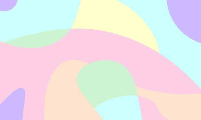 Abstract pastel liquid and curvy geometric background for banner.