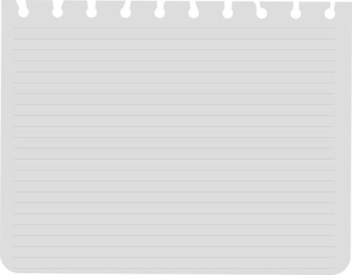 Sheet from a notepad in a cage.