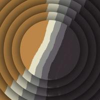 Abstract 3D round pedestal or podium. View from above. vector