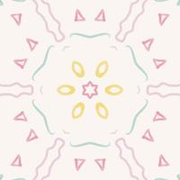 Background seamless pattern vector with cute memphis