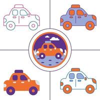 Transportation Element Vector Art Illustration