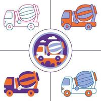 elemento de transporte ilustración de arte vectorial vector