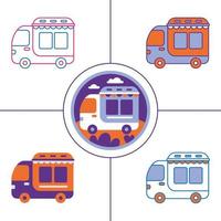 elemento de transporte ilustración de arte vectorial vector