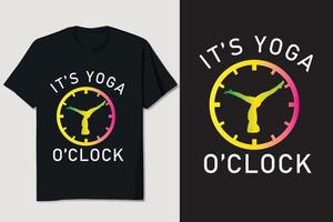 Yoga T-shirt Design vector