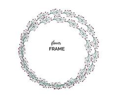 Floral Frame Design vector