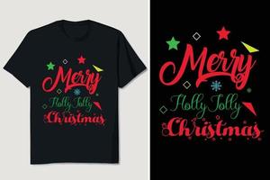 diseño de camiseta de navidad vector