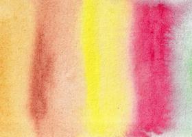Abstract colorful watercolor for background, It is hand-drawn. vector