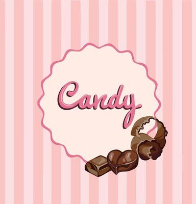 cute and sweet bakery and confectionery presentation background.