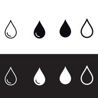 drop icons vector design