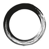 Grunge black circle frame texture - abstract texture. Black abstract circle. Frame. vector