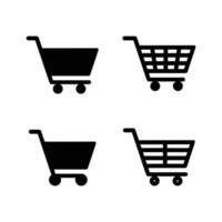 Shopping cart. Set of Shopping cart icon on white background. Shopping cart icon. Shopping cart vector design. Shopping cart simple sign. Shopping cart symbol. Shopping cart icon collection.