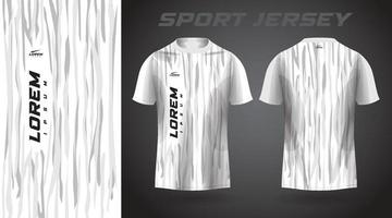 diseño de camiseta deportiva de camiseta blanca vector