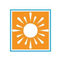 Sun Vector illustration Icon Logo Template design