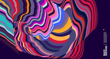 Vector colorful abstract fluid background for banner template