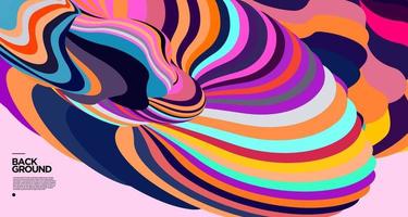 Vector colorful abstract fluid background for banner template